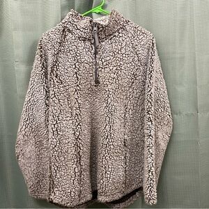 Cozy Sherpa Quarter-Zip Pullover